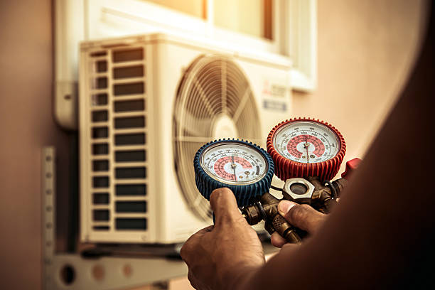 Professional Furnace Repair technician working in Reston, VA